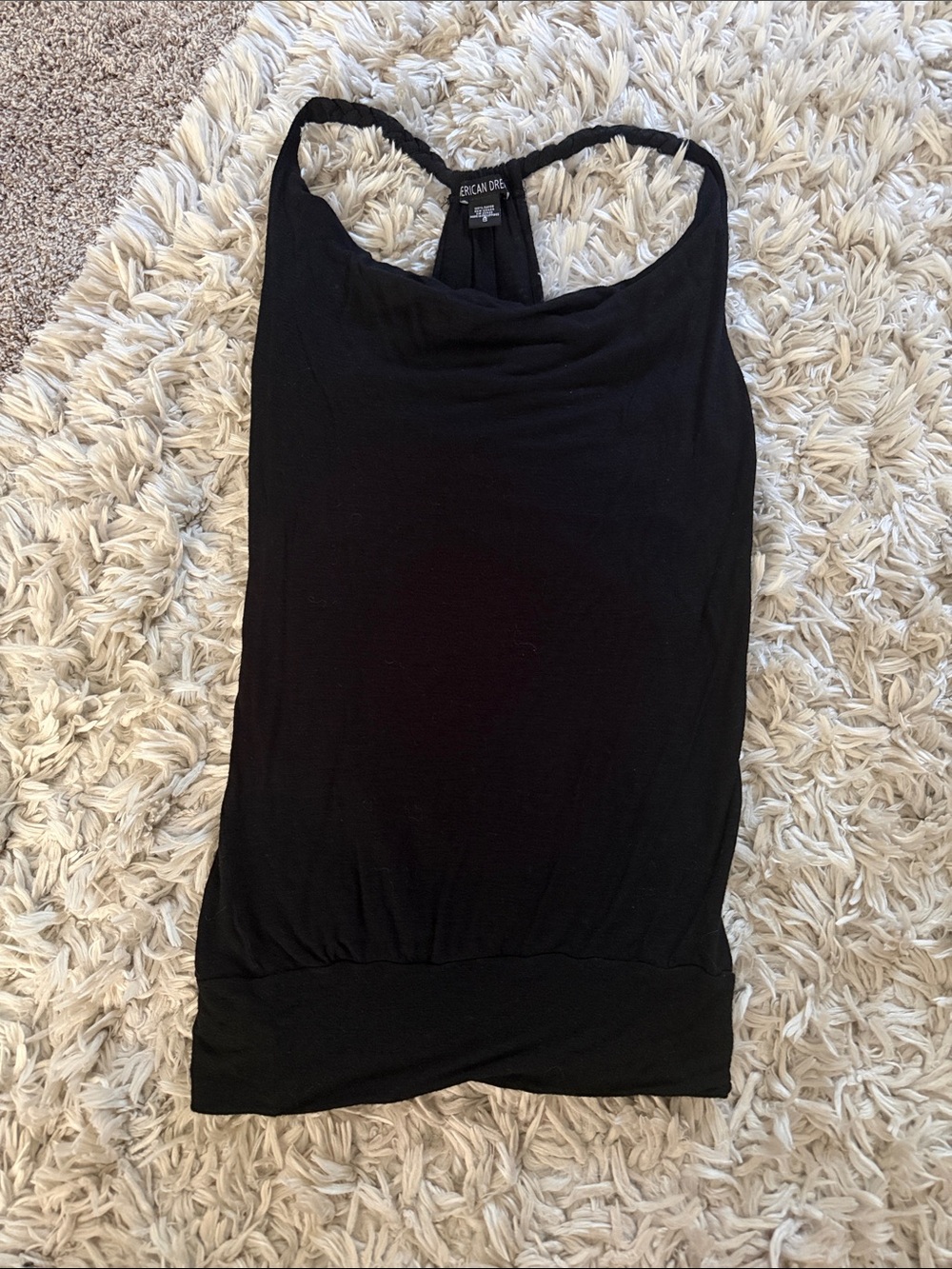 American dream Black Racerback Tank